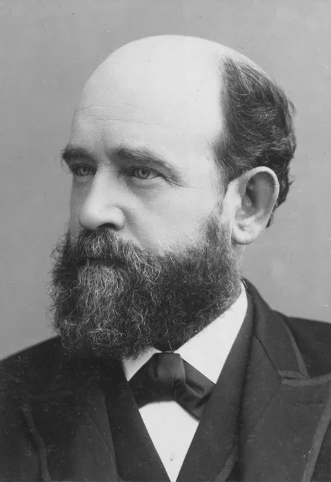 Portrait photograph of Henry George